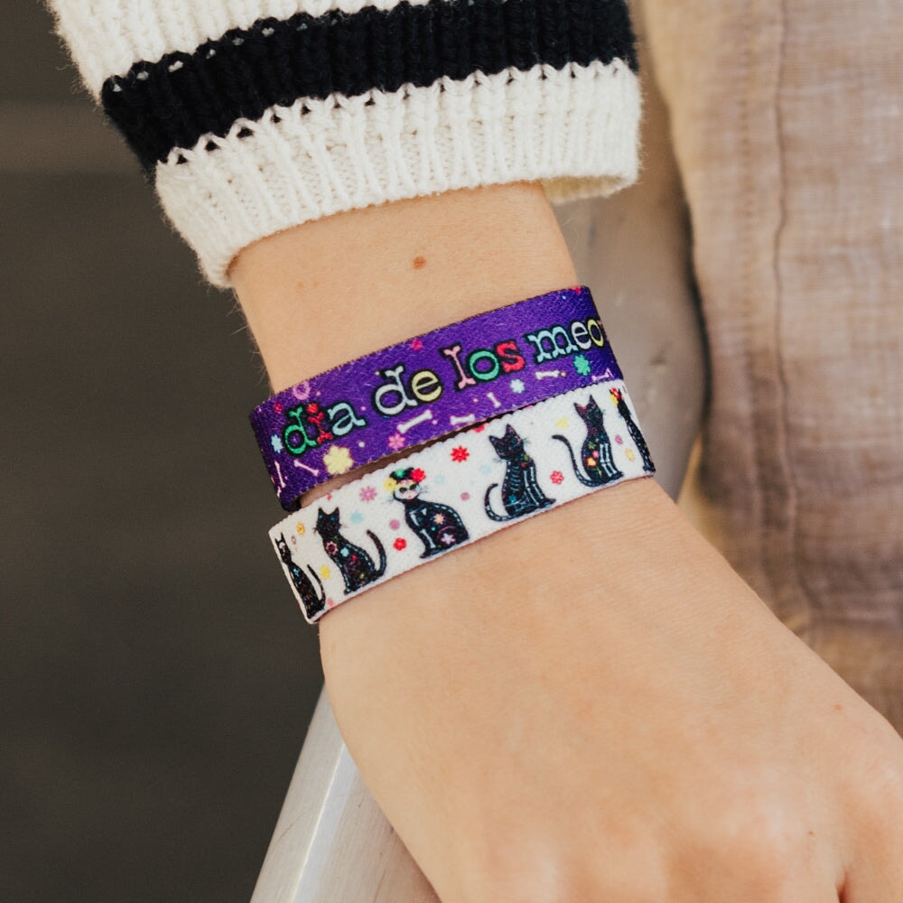 Dia De Los Meowtos Cat Bracelet
