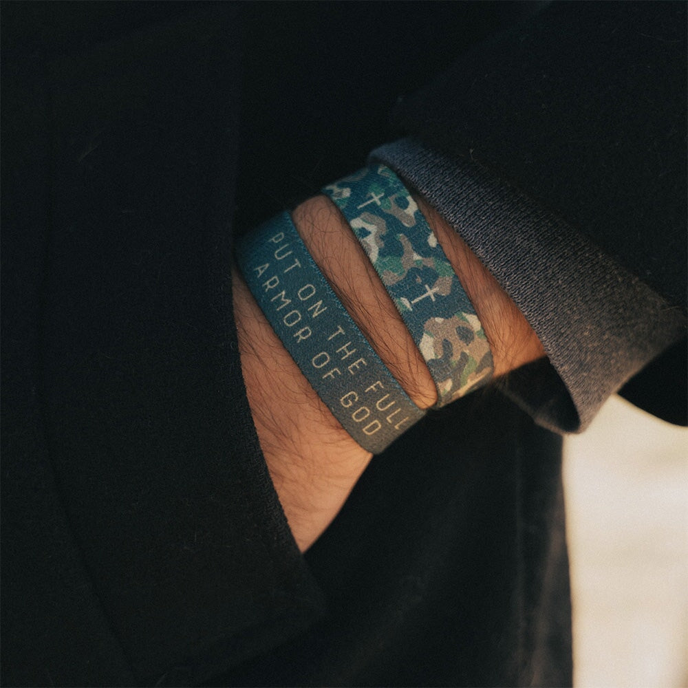 Put On The Full Armor of God Bible Verse Bracelet