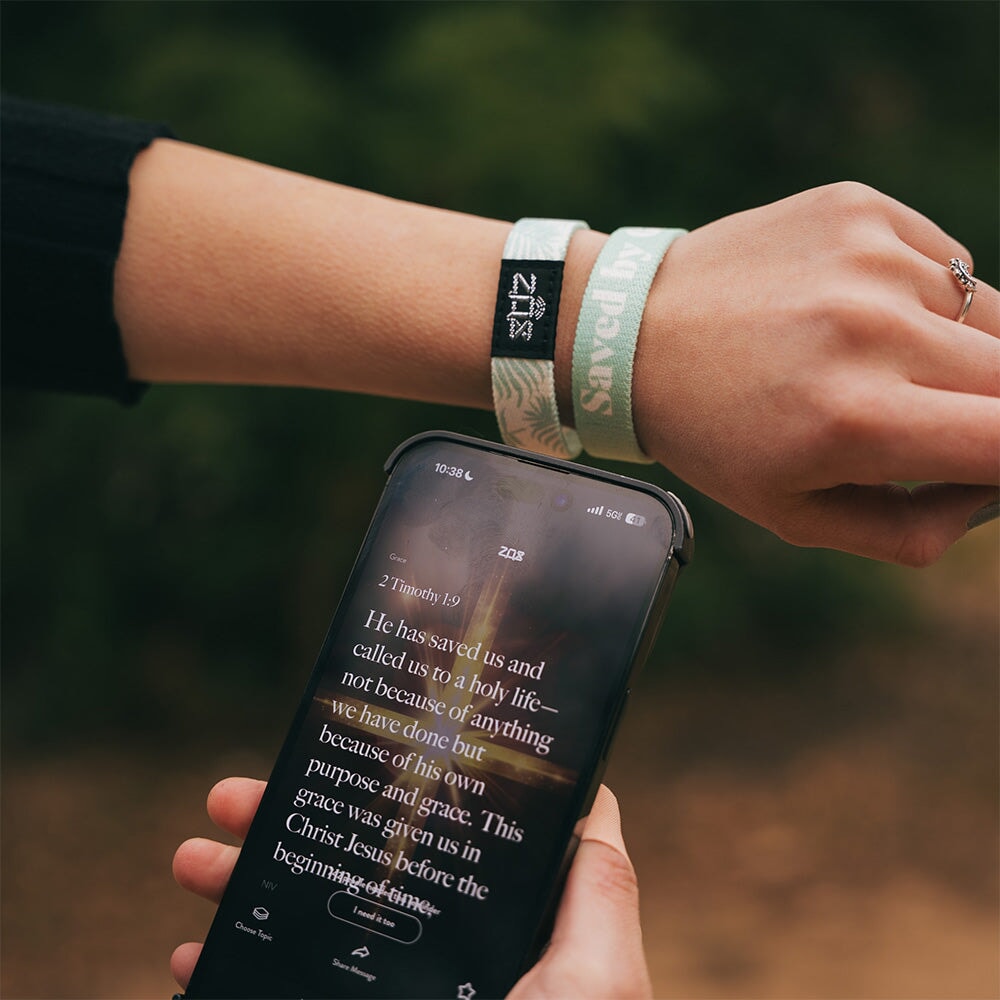 Saved By Grace Bible Verse Bracelet