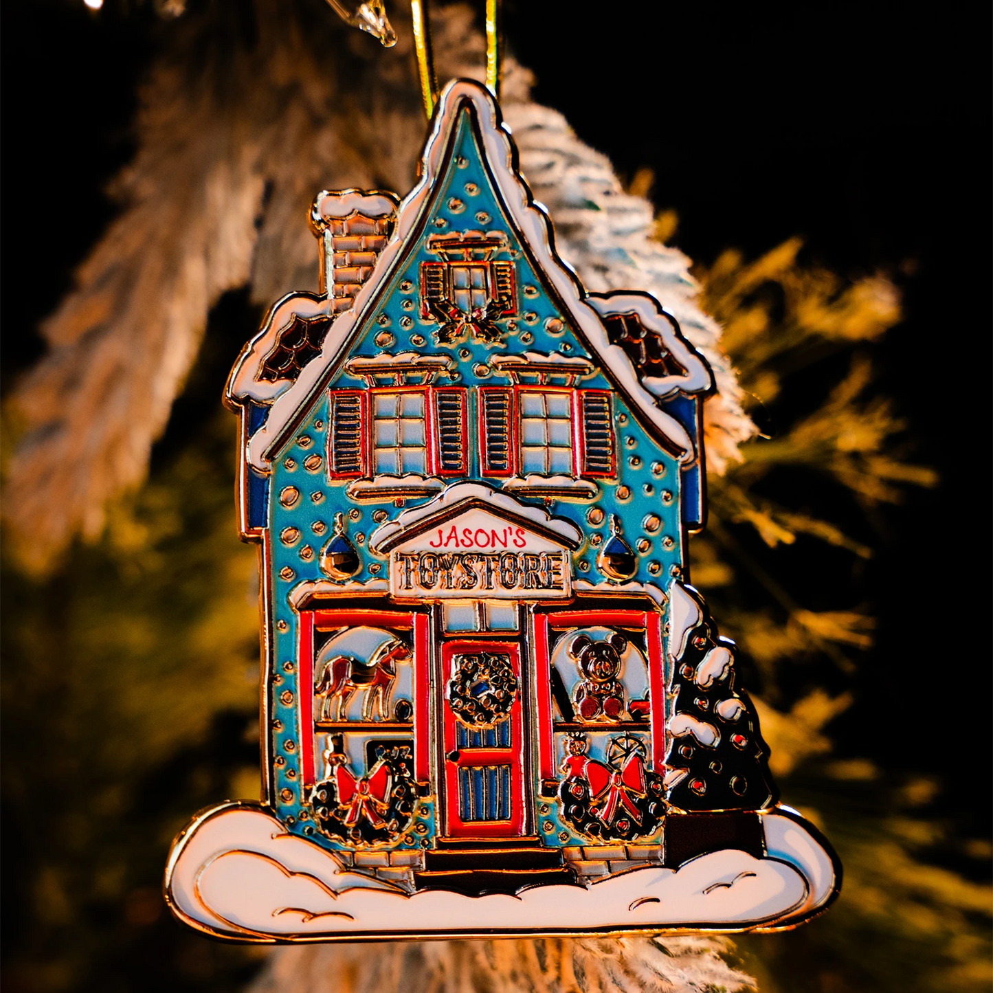 Jason's Toy Store Christmas Ornament