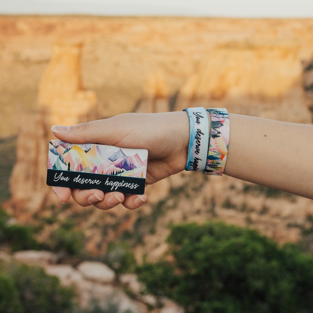 You Deserve Happiness Bracelet