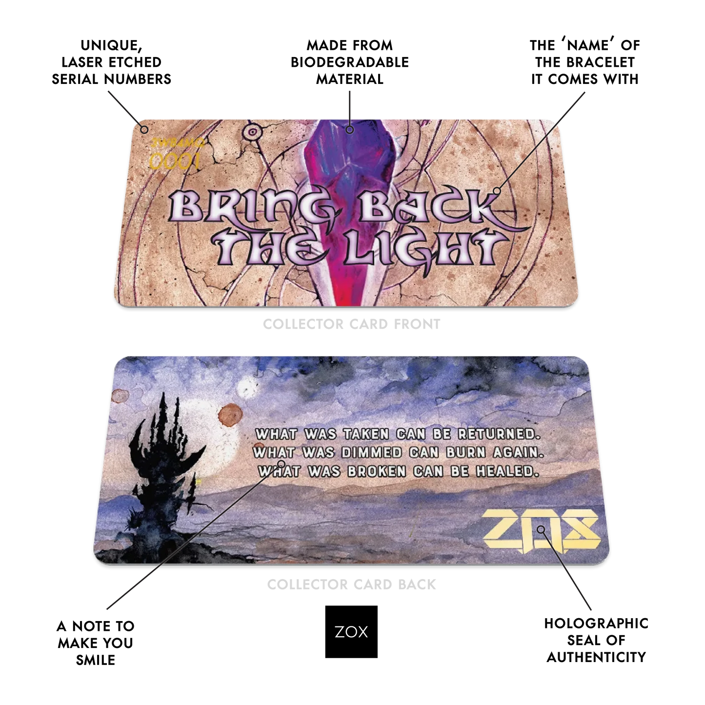 Bring Back the Light Dark Crystal Bracelet