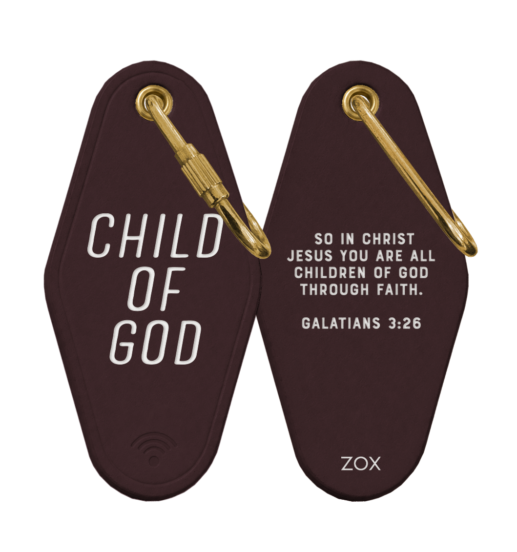 Child of God Bible Verse Keychain