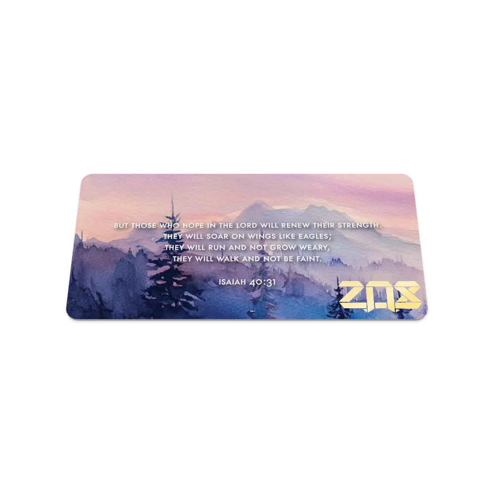 On Wings Like Eagles Bible Verse Bracelet