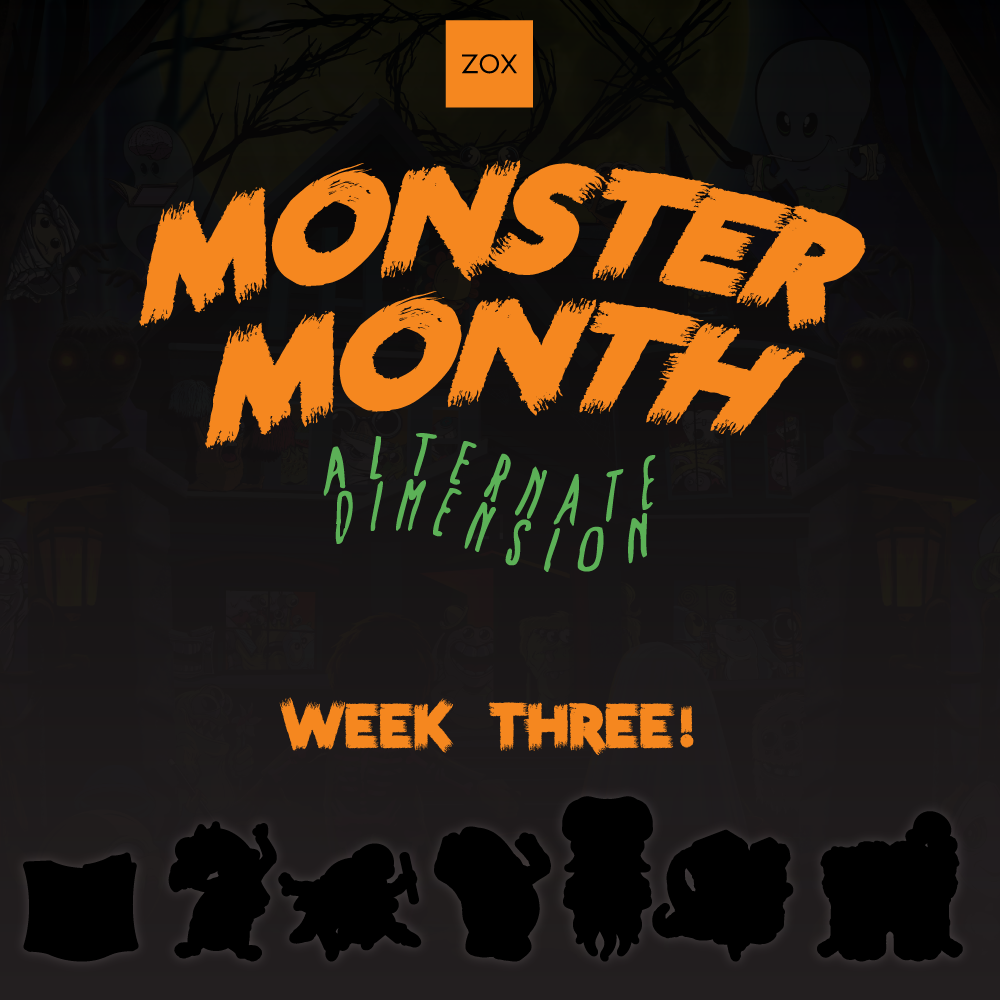 This is one pack of monsters for Day 1-7 and each ZOX comes with it's matching pin