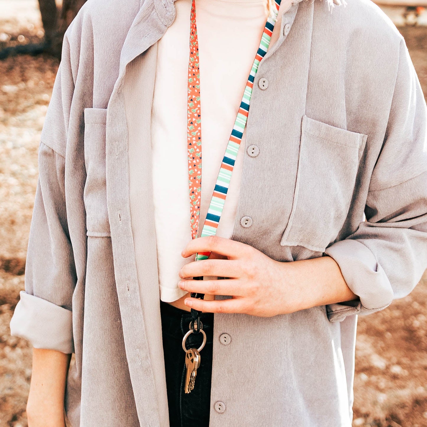 Stay Positive - Lanyard