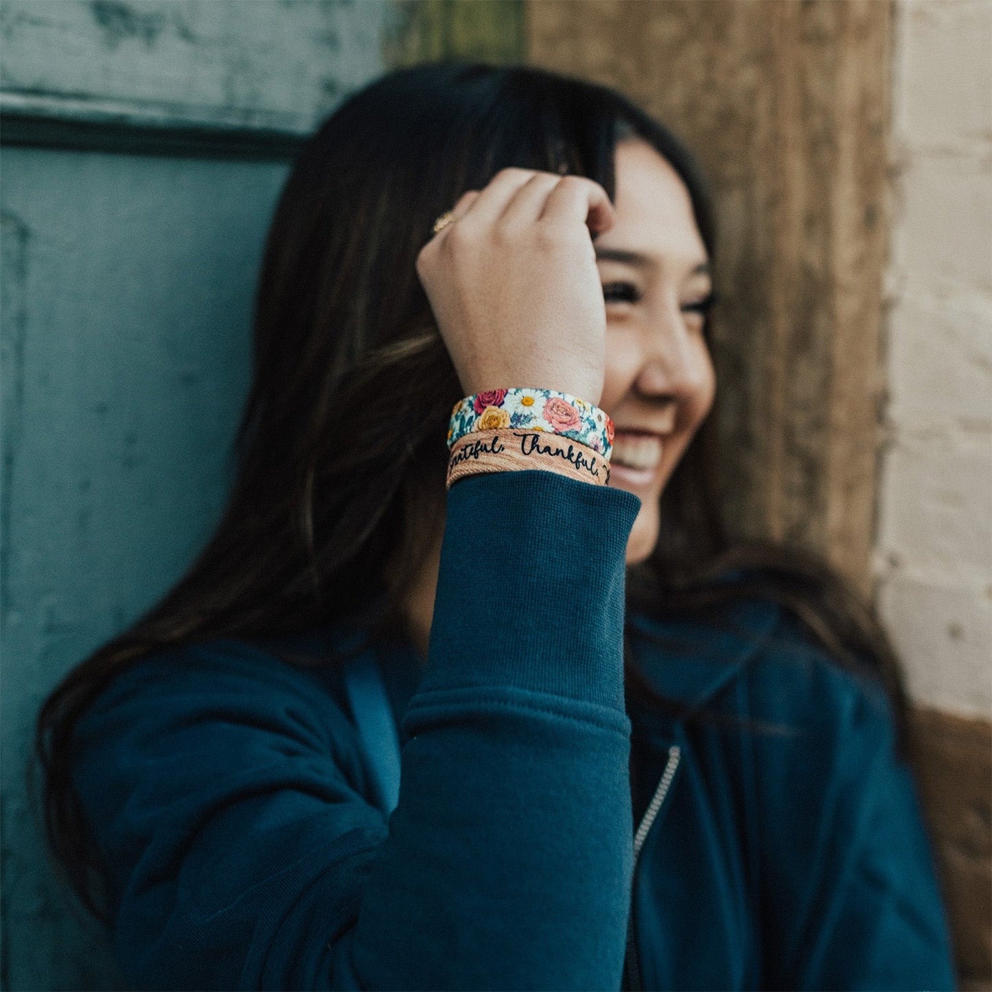 Grateful, Thankful, Blessed Bracelet