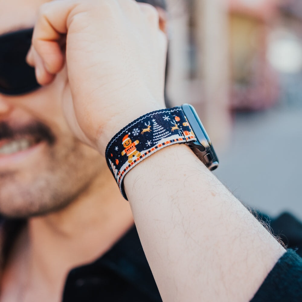 You Can't Catch Me Christmas Watch Band