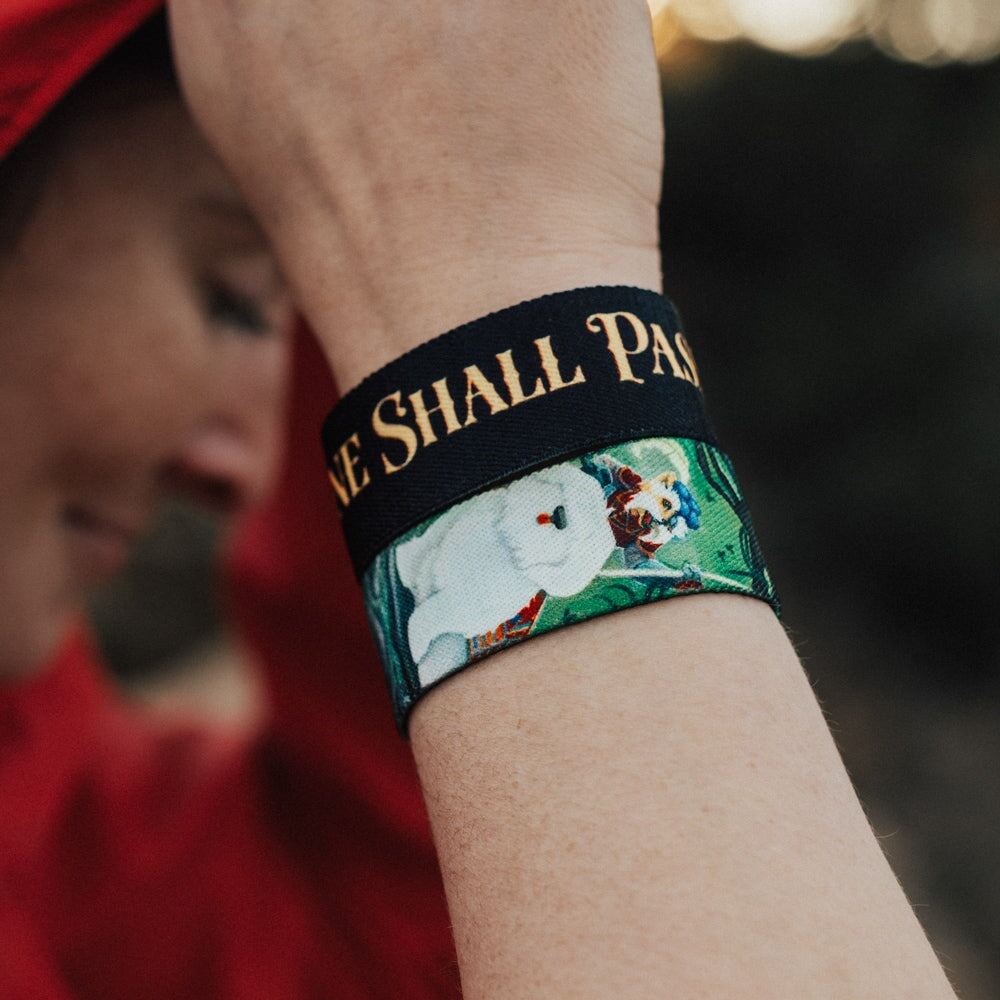 None Shall Pass Labyrinth Bracelet