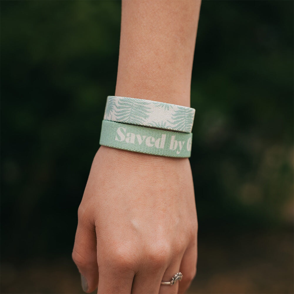 Saved By Grace Bible Verse Bracelet