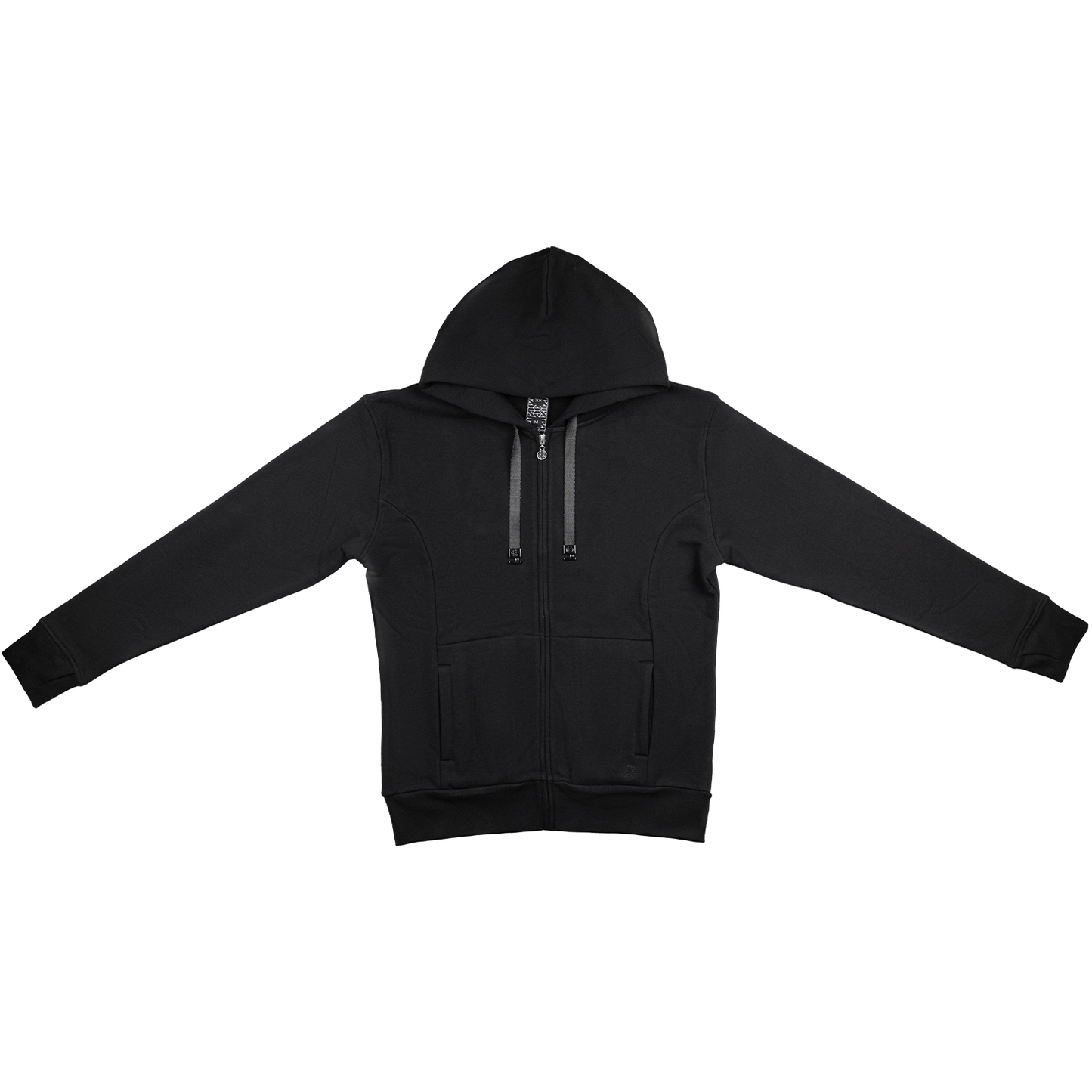 StringSwap Zip Hoodie - Carbon Black