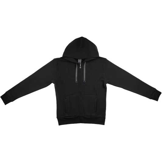 StringSwap Zip Hoodie - Carbon Black