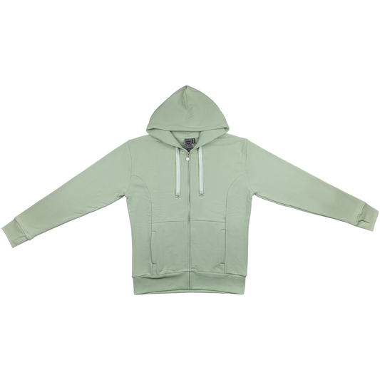 StringSwap Zip Hoodie - Matcha Green