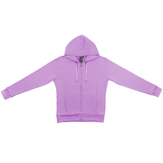 StringSwap Zip Hoodie - Orchid Purple