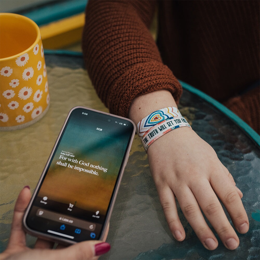 The Truth Will Set You Free Bible Verse Bracelet