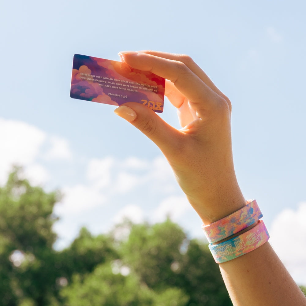 Trust In Him Bible Verse Bracelet
