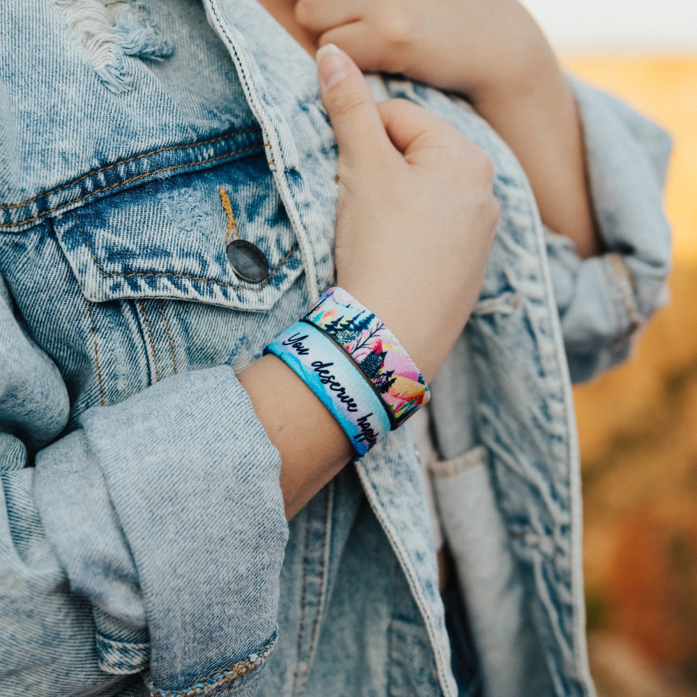 You Deserve Happiness Bracelet