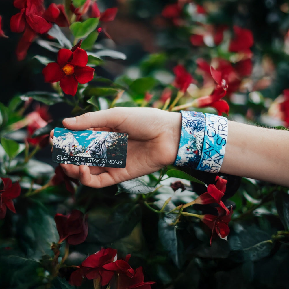 Stay Calm, Stay Strong Tiger Bracelet