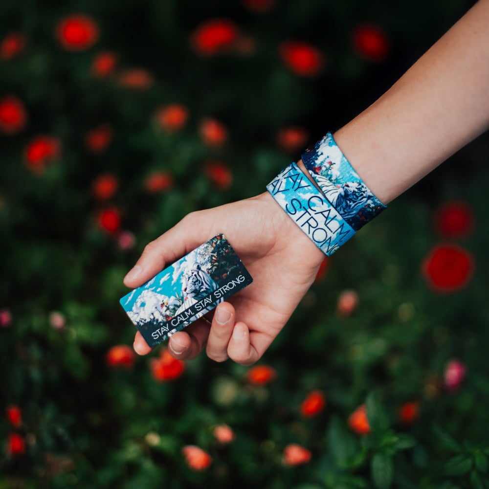 Stay Calm, Stay Strong Tiger Bracelet