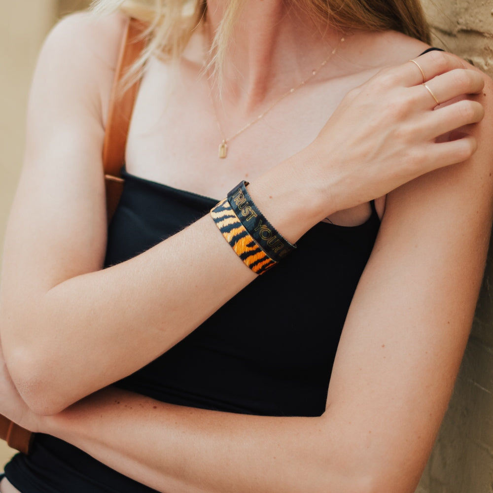 Trust Your Instincts Tiger Bracelet