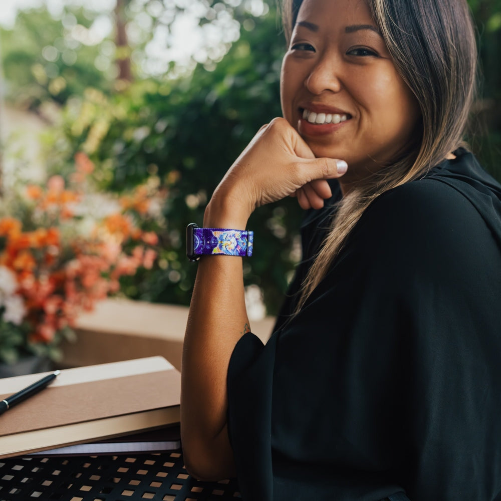 Enlightened Cat Watch Band