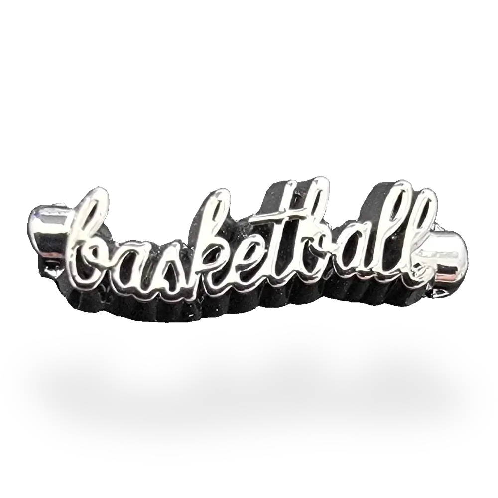 Basketball Text Charm