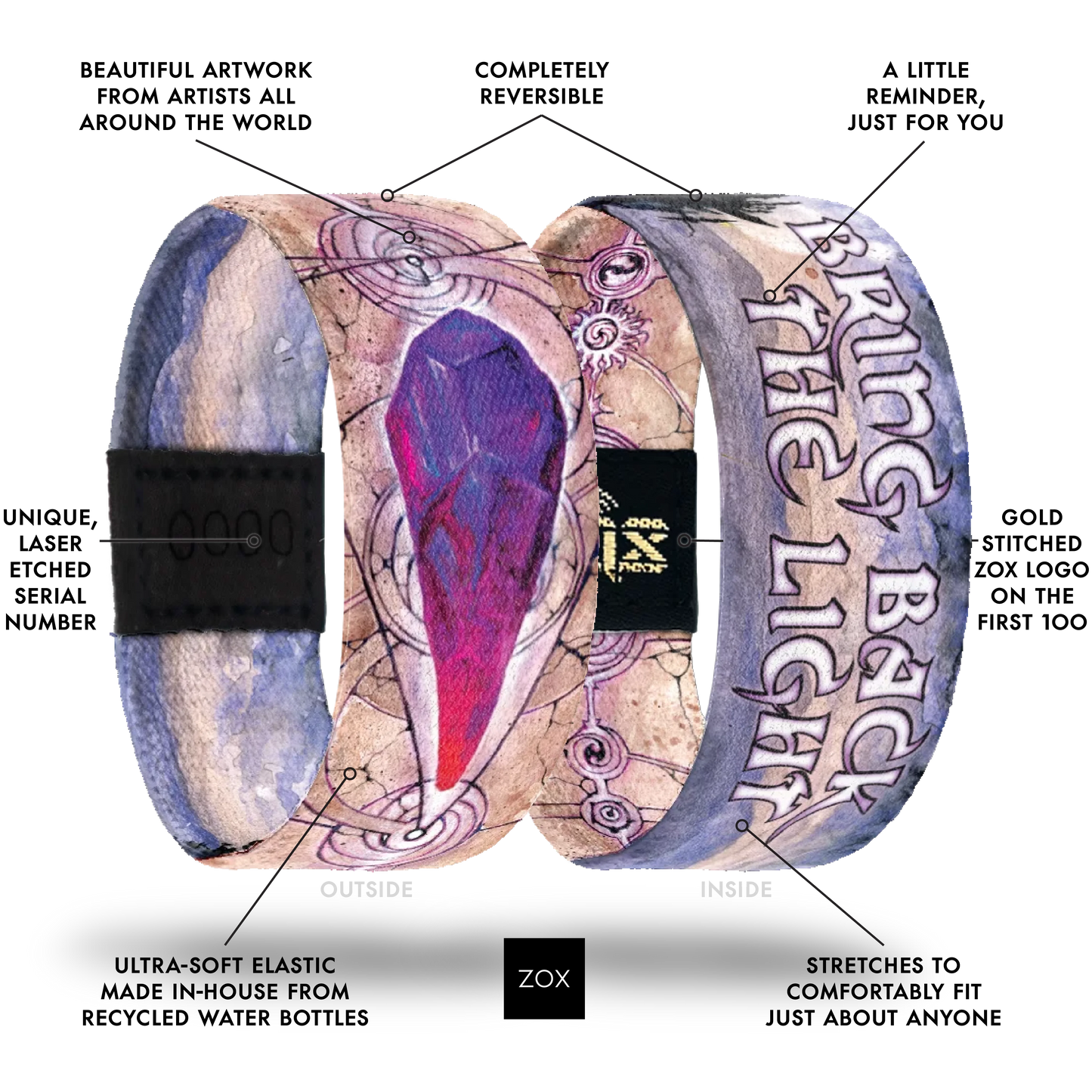 Bring Back the Light Dark Crystal Bracelet
