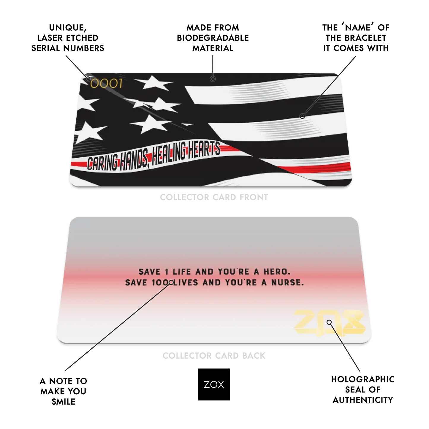 Caring Hands, Healing Hearts Hero Bracelet