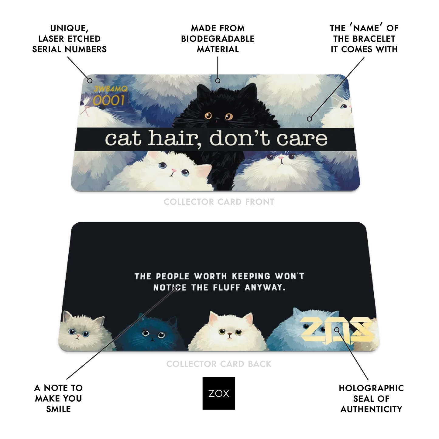 Cat hair, don't care Bracelet