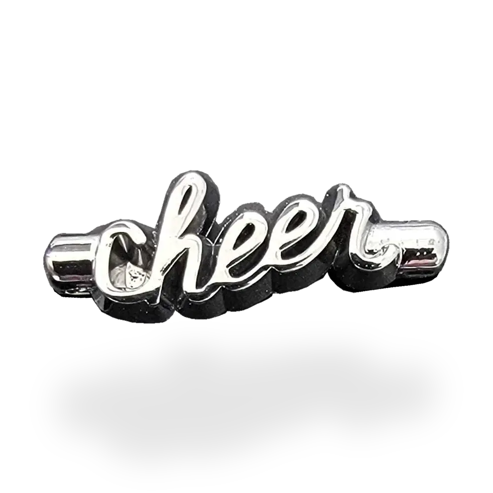 Cheer Text Charm