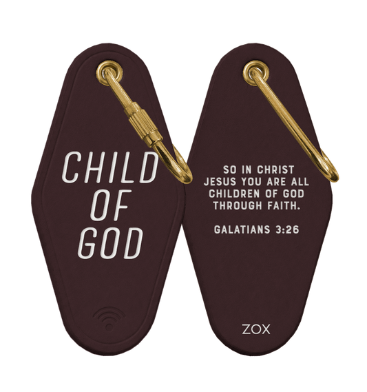 Child of God Bible Verse Keychain