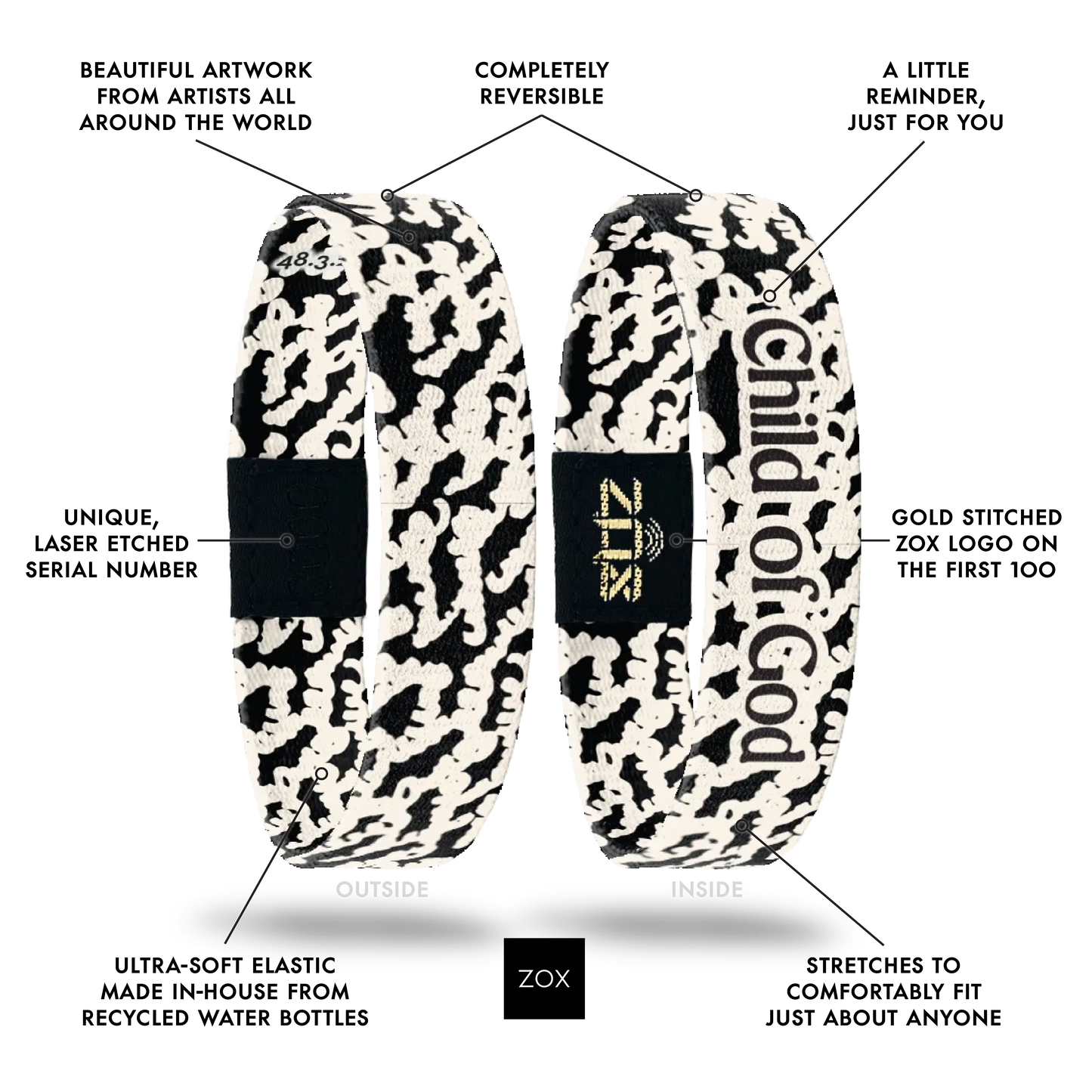 Child of God Bible Verse Bracelet