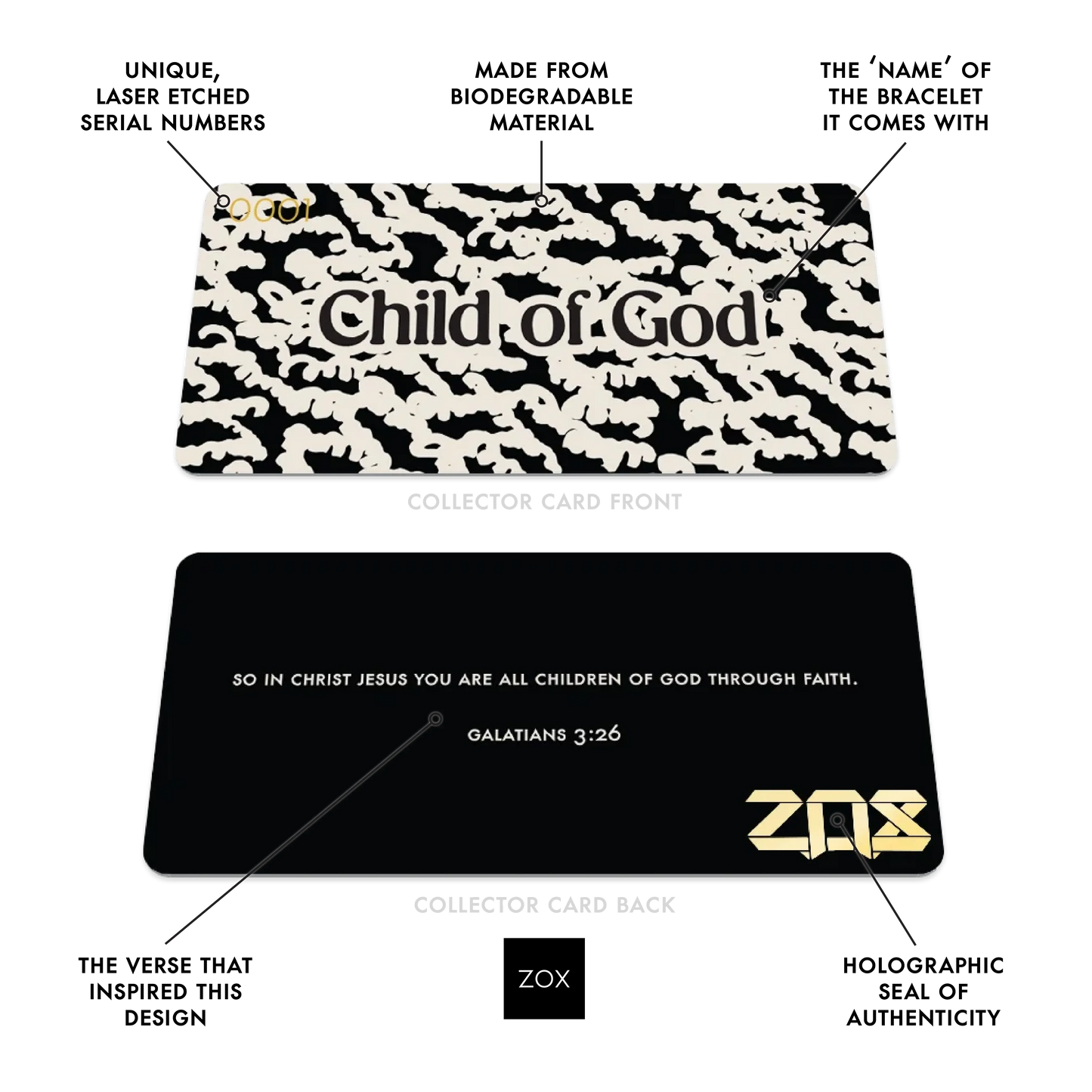 Child of God Bible Verse Bracelet