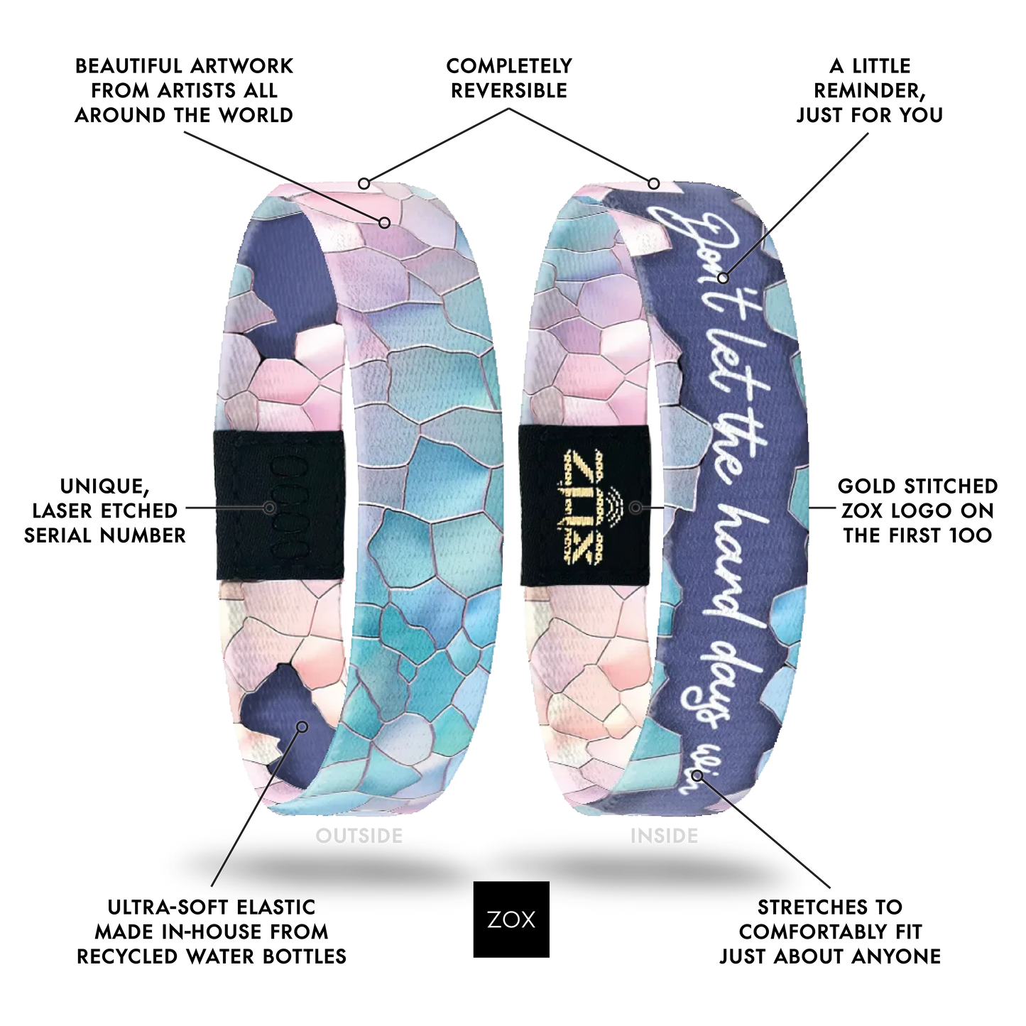 Don't Let the Hard Days Win Bracelet