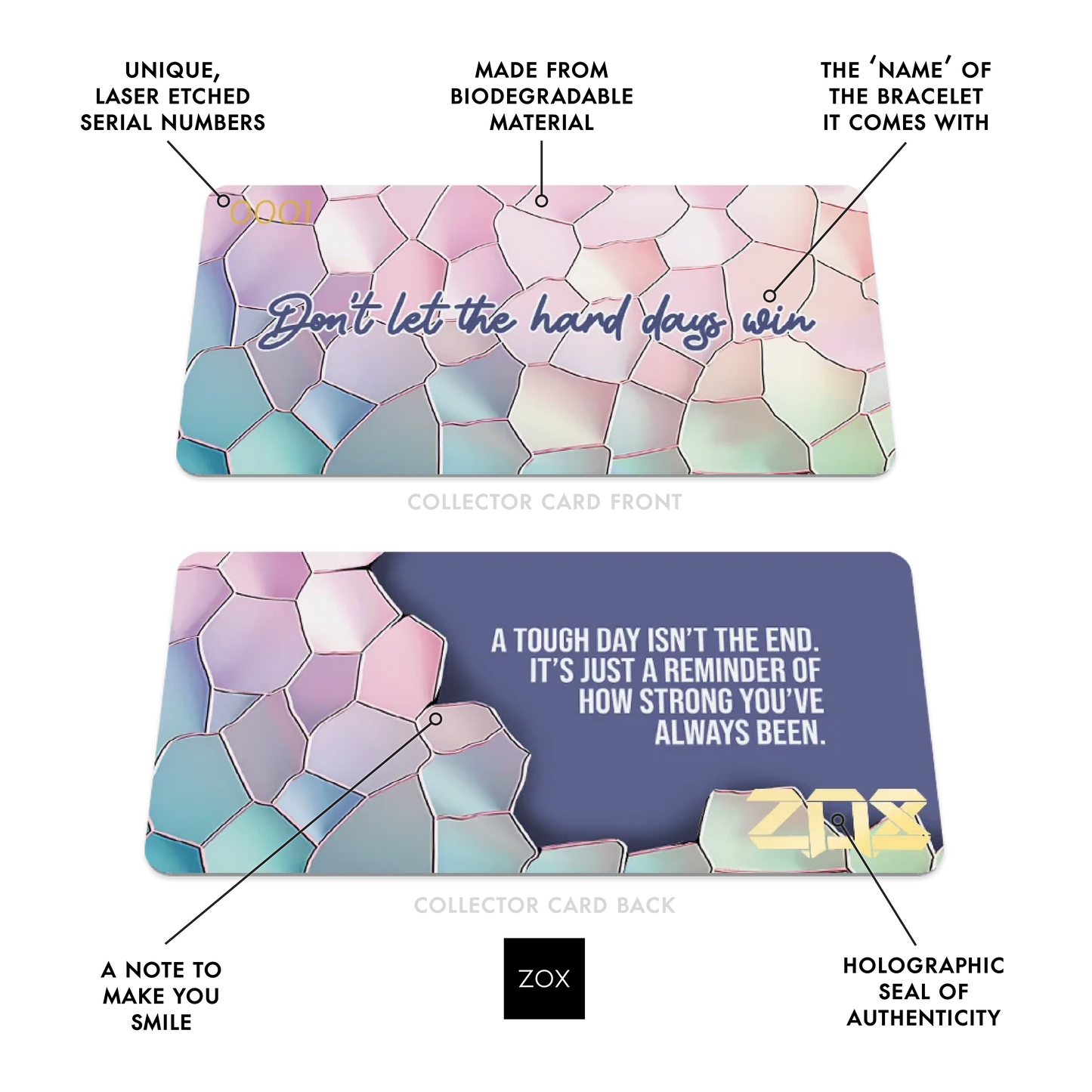 Don't Let the Hard Days Win Bracelet