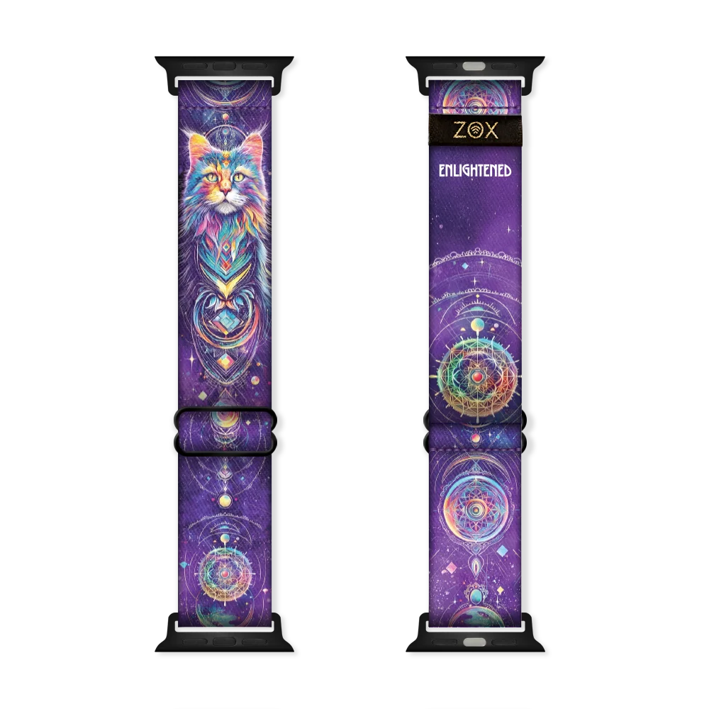 Enlightened Cat Watch Band