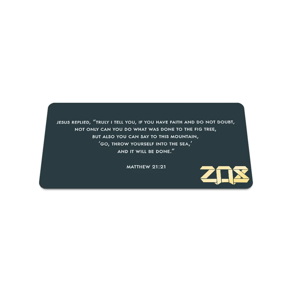 Faith Moves Mountains Bible Verse Bracelet