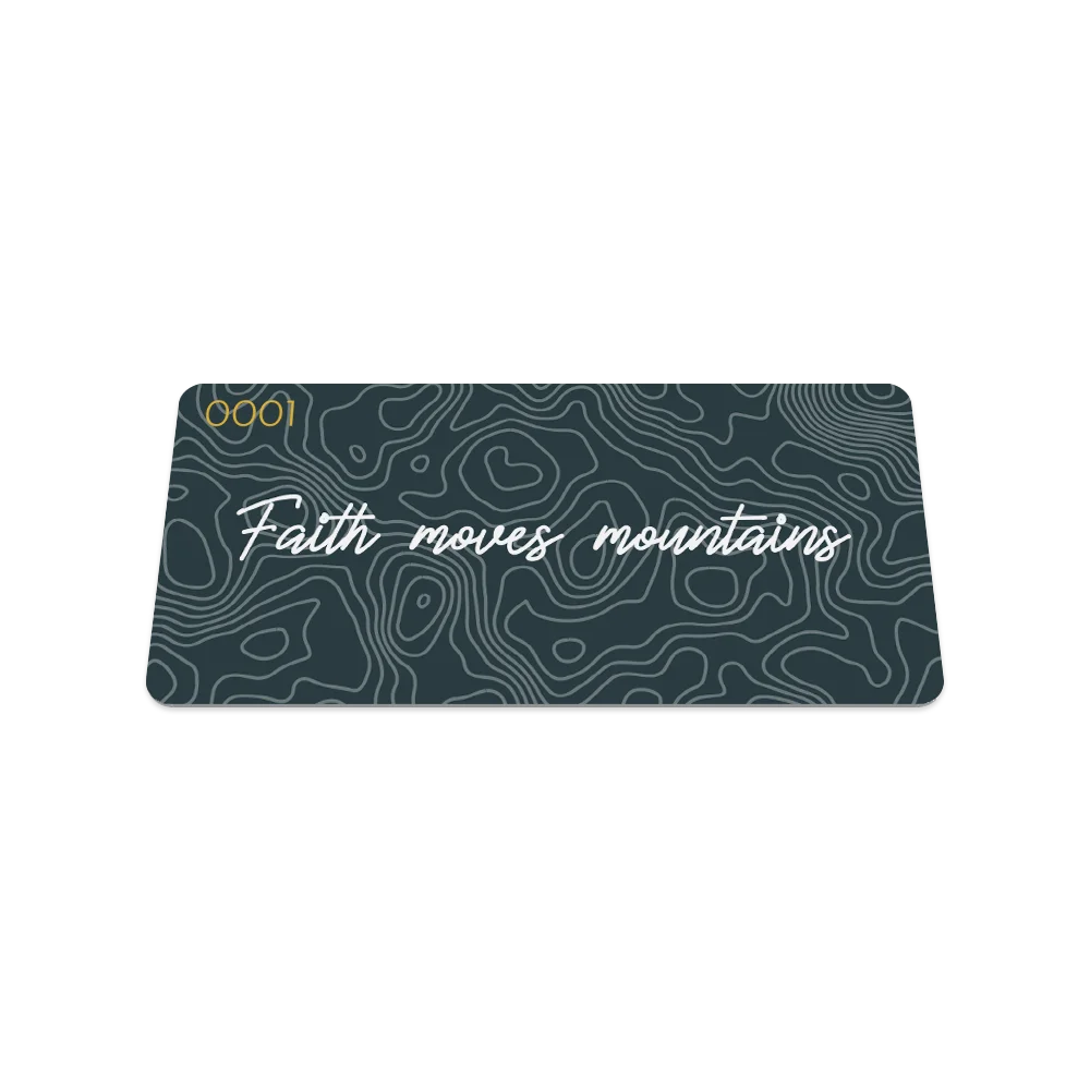 Faith Moves Mountains Bible Verse Bracelet