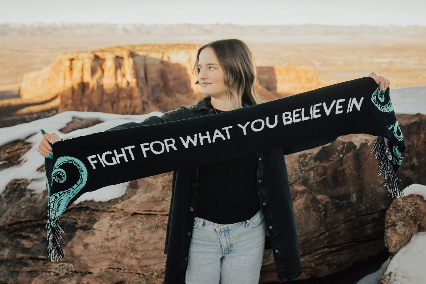 Fight For What You Believe In Scarf