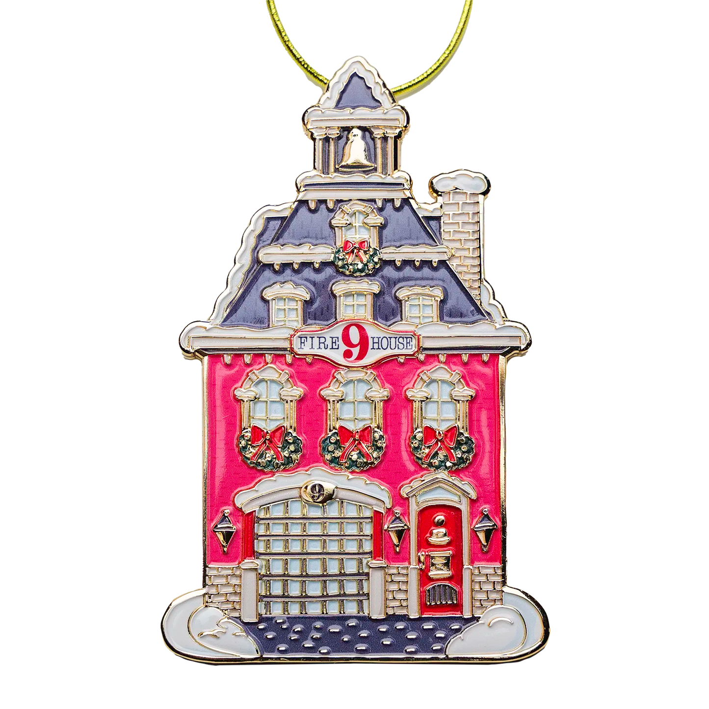 Firehouse 9 Christmas Ornament