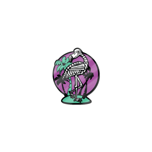Flamingo Halloween Magnet