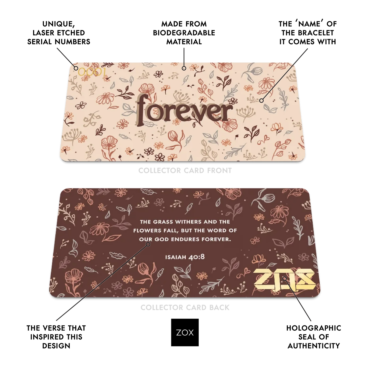 Forever Bible Verse Bracelet