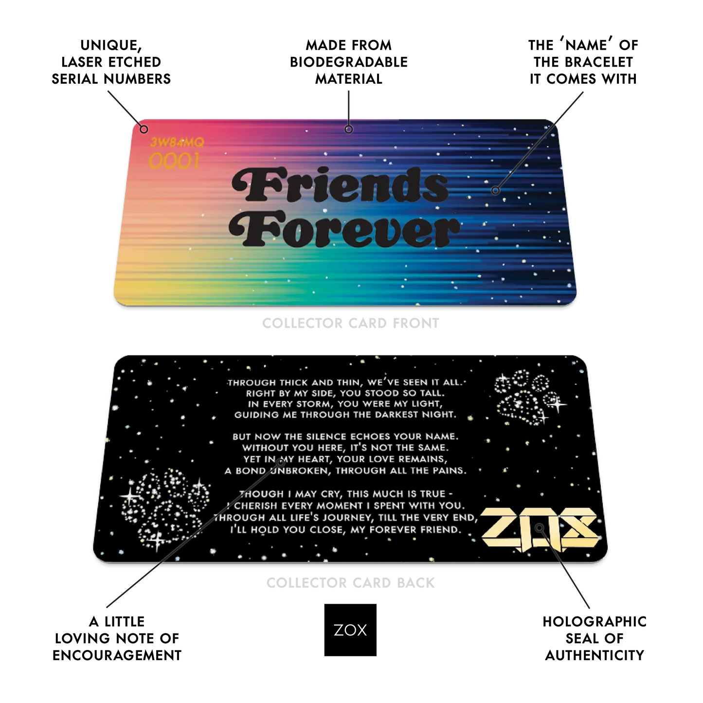 Friends Forever Pet Remembrance Bracelet