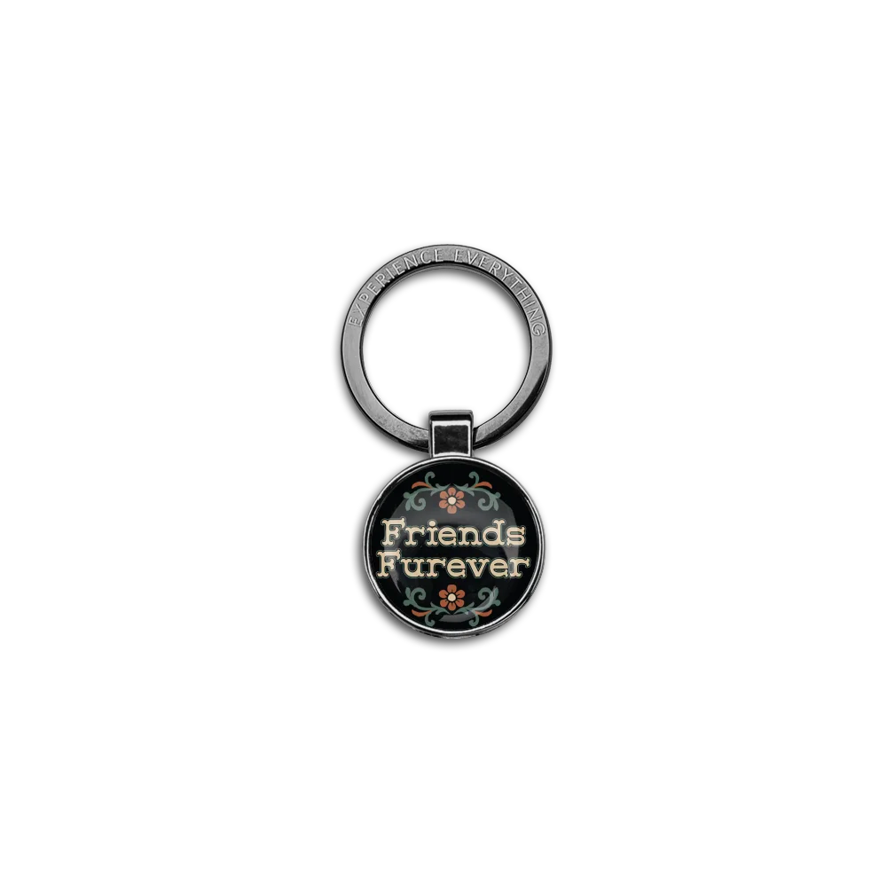 Back of the Friends Furever ZOXLOX keychain