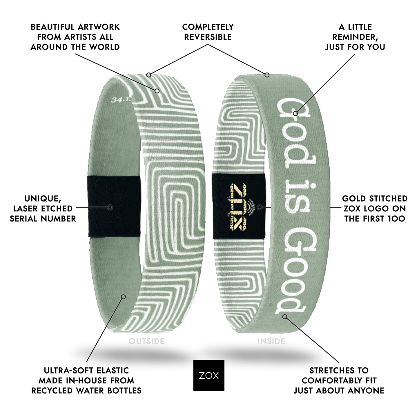 God Is Good Bible Verse Bracelet