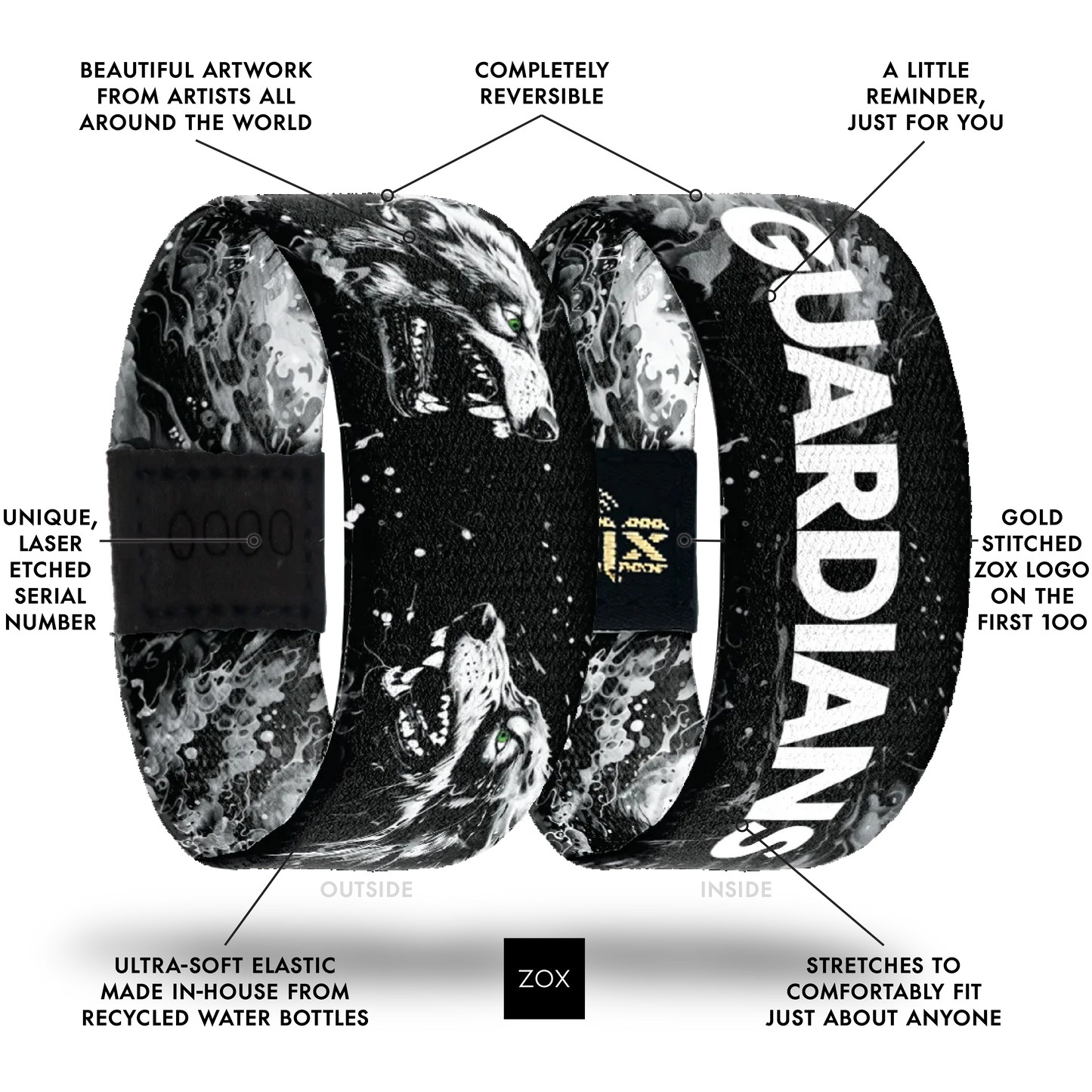 Guardians Wolf Bracelet