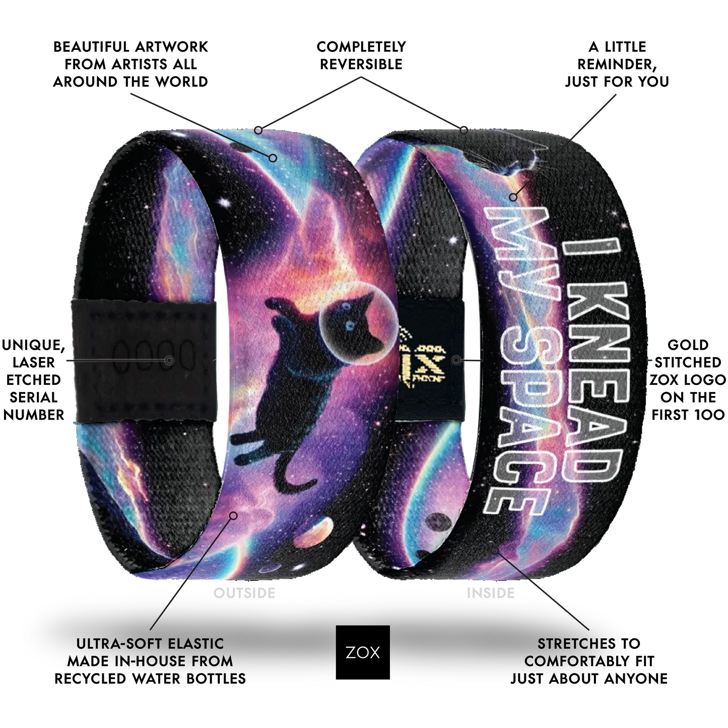 I Knead My Space Cat Bracelet