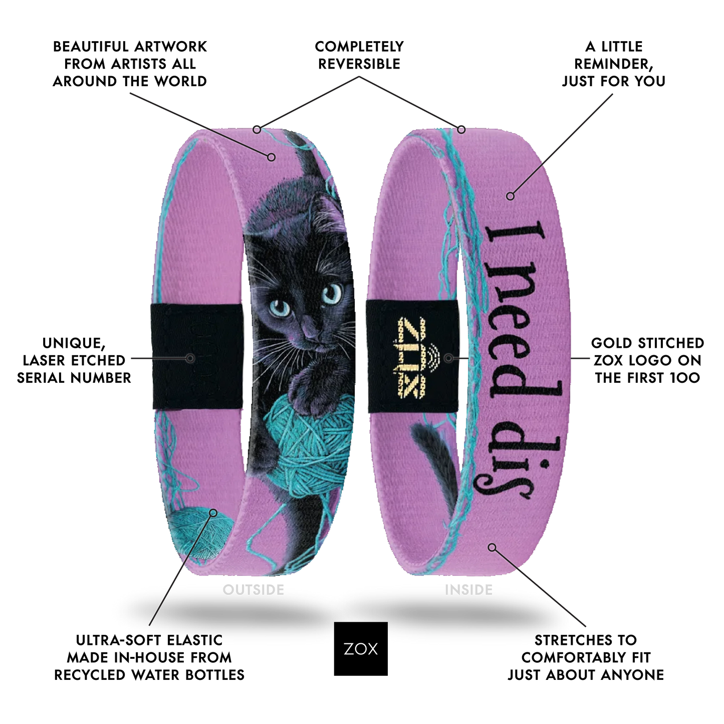 I Need Dis Cat Bracelet