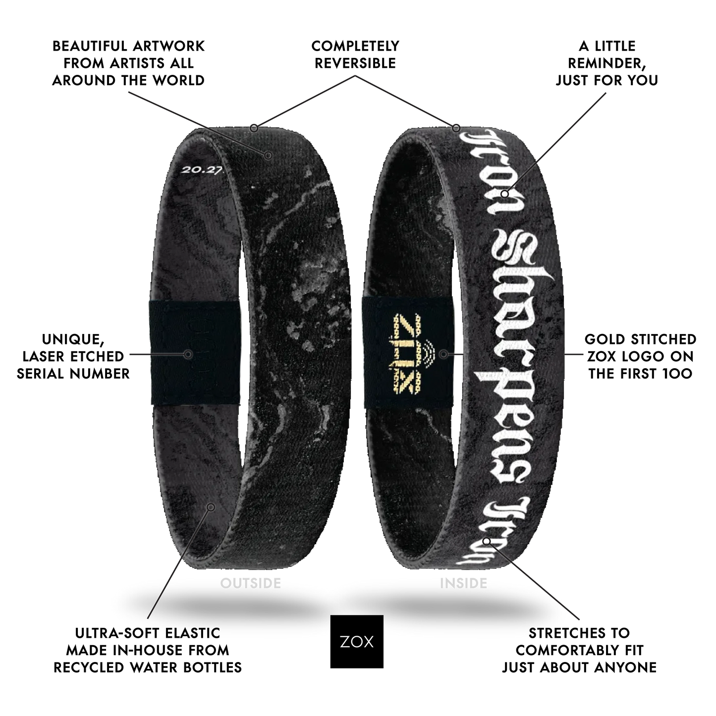 Iron Sharpens Iron Bible Verse Bracelet