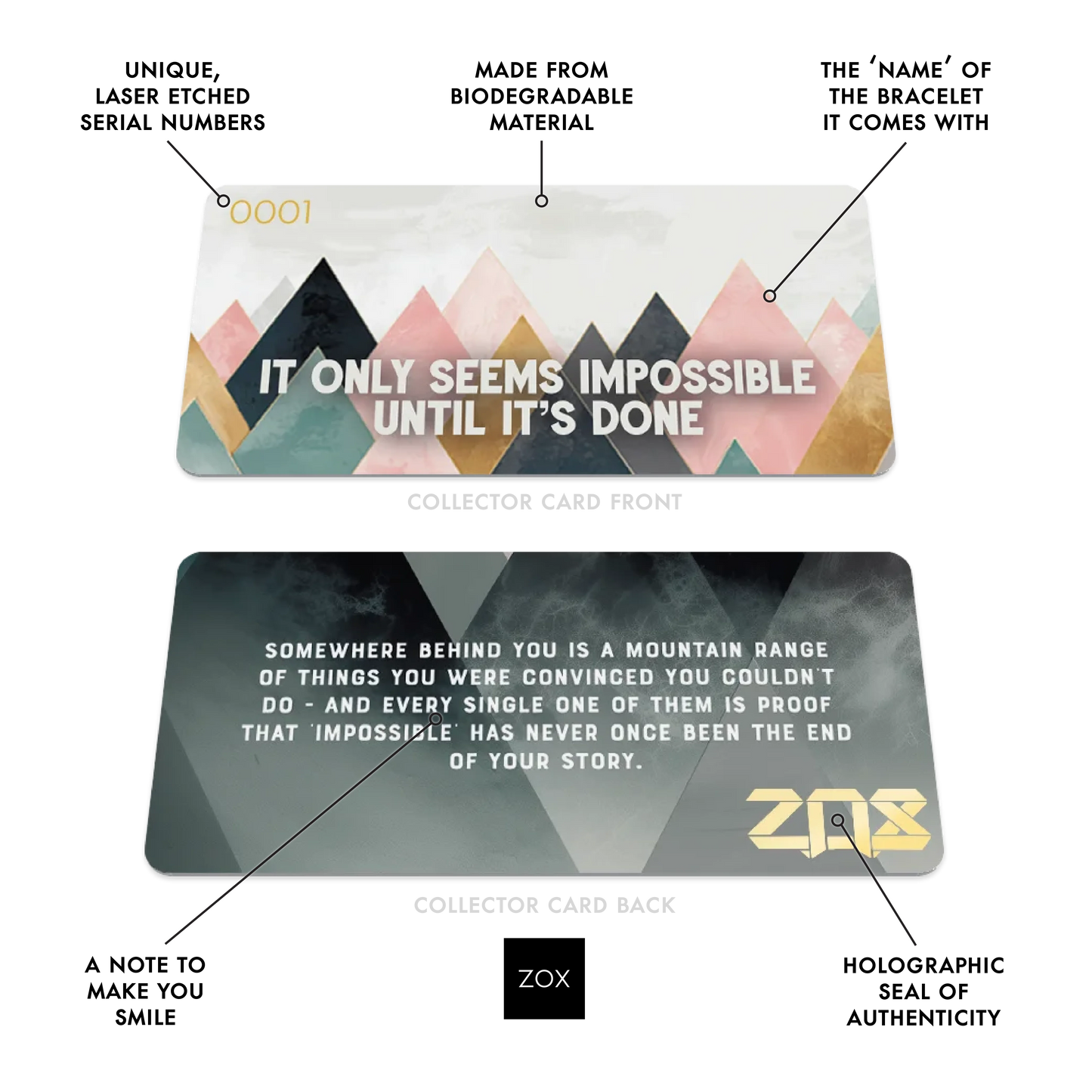 It Only Seems Impossible Until It's Done Bracelet